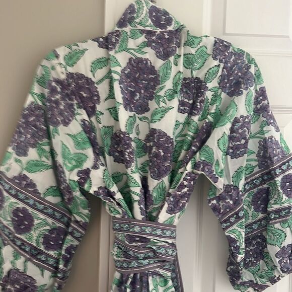 Sue Sartor XL Flounce Shorty - Blue Hydrangea- New - Picture 4 of 11